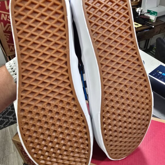 VANS CLASSIC CHECKERBOARD SLIP-ON Blue (VN000D5PBX9) Skateboarding Mens 13 NEW - Picture 9 of 10